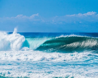 Pipeline North Shore Oahu Photo Print on Metal Canvas and Fine Art Paper