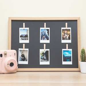 Instax Photo Frame for 6 Instax Mini / Instax SQ photos. Instant Picture Display. For Fujifilm Instax Mini or Instax Square Photos.