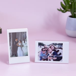 Instax Mini Photo Frame. For Fujifilm Instax Mini 8, 9, 11, 40, Neo 90. Instax Mini Photo Holder. Transparent Instax Mini Photo Display.