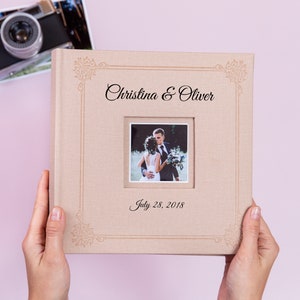 Personalized 4x6 Photo Album for 200 Photos. Album with Sleeves. Slip-in Pocket Photo Album. Photo Album with Personalized Cover.