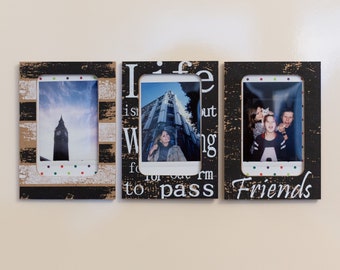 Instax Mini Magnetic Photo Frames. Instax Mini Fridge Magnets. 3 Designs. For Instax Mini 11, 9, 8, 7s, Neo 90. Magnet Frame for Instax.