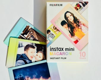 Fujifilm Instax Mini Film Macaron 10 hojas para Fujifilm Instax