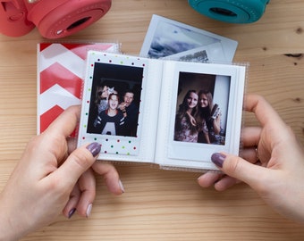 Album Instax Mini 12 Album Fotografico Per Fujifilm Instax Mini - 180 Tasche - Con Finestra Frontale E Spazio Scrittura Conservazione Foto Polaroid