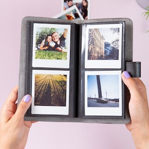 Album Instax Square SQ per 80 foto. Album Fujifilm Instax. Per Instax SQ1, SQ6, SQ10, SQ20, SQ40. Album fotografico Instax con tasche a scomparsa.