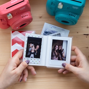 Instax Mini Album per 20 Foto. Album Instax da Viaggio. Per Fujifilm Instax Mini 12, Evo, LiPlay. Piccolo Album Fotografico Instax. Album Polaroid
