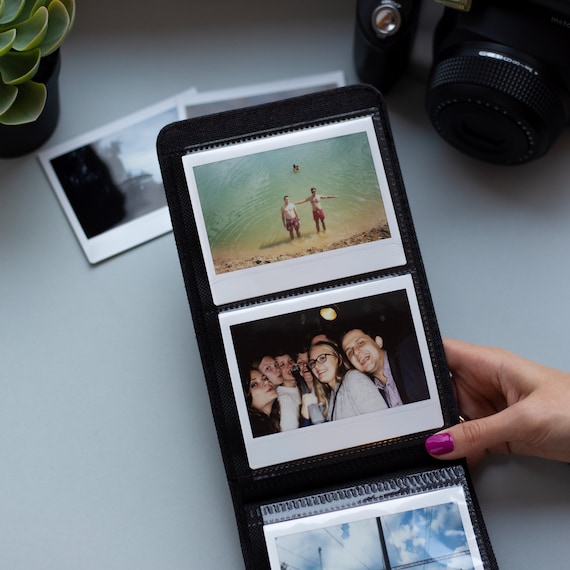 Instax Wide Photo Album for 80 Photos For Fujifilm Instax Wide 400 300 210 200 500AF FP 100c. Instant Photo album with Slip in Pockets