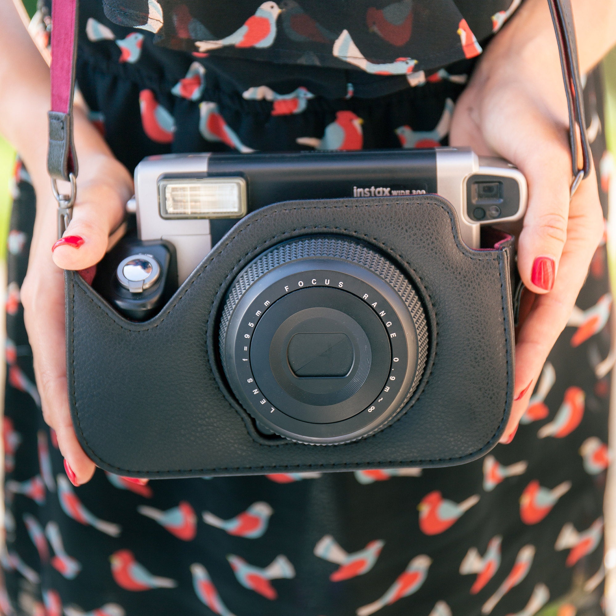 Fujifilm Instax Wide 300 Instant Film Camera With Camera Bag and  Accessories Bundle 