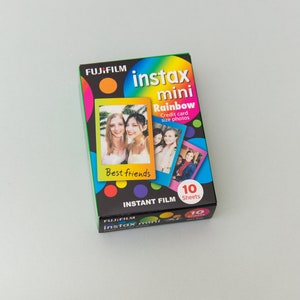 Fujifilm Instax Mini Film: Rainbow Frame. 10 Sheets