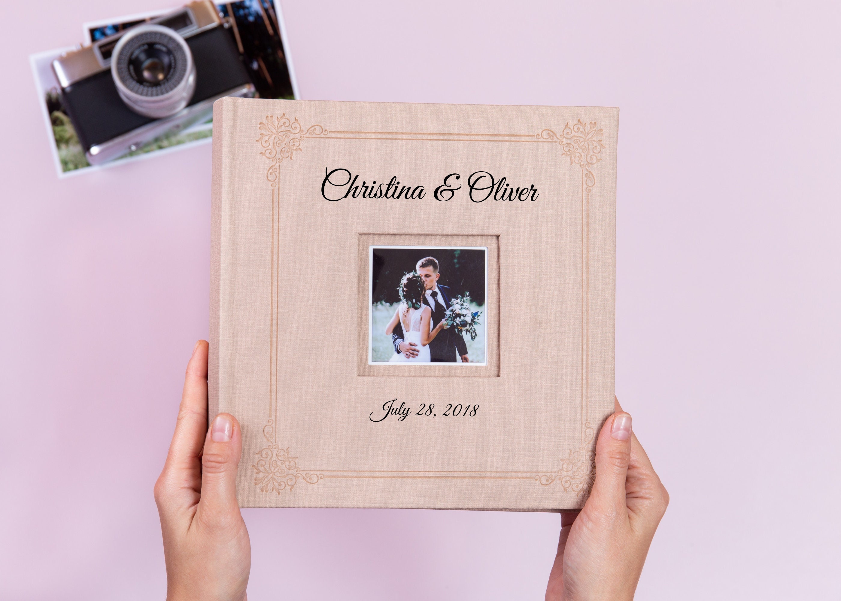 Personalized 4x6 Photo Album for 100 4x6 Photos. Album With Sleeves. Pocket  Photo Album for 10x15 Cm Photos. Personalized Christmas Gift 