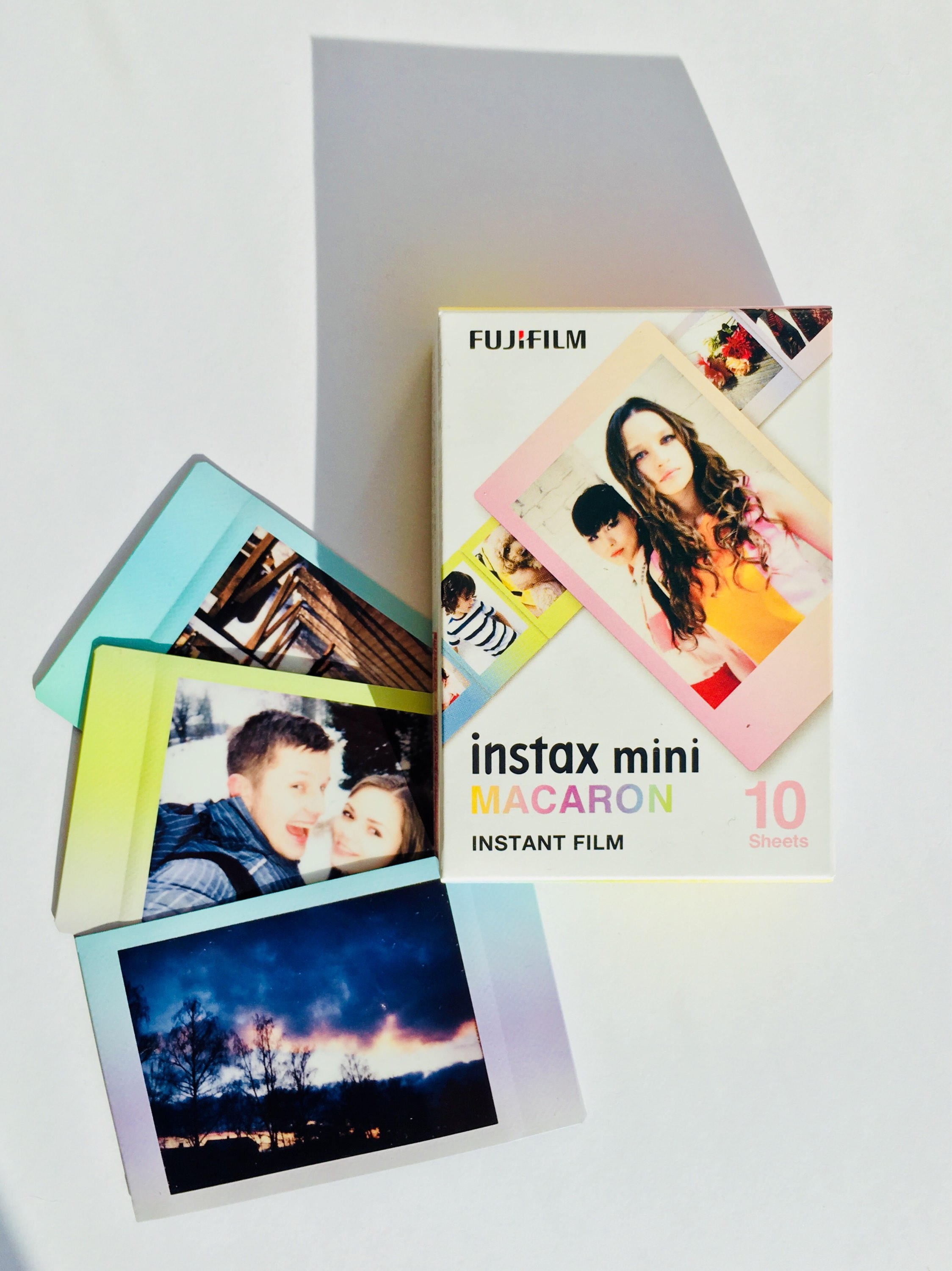 Fuji Instax Mini Macaron  Carrete de 10 fotos para cámaras Instax Mini