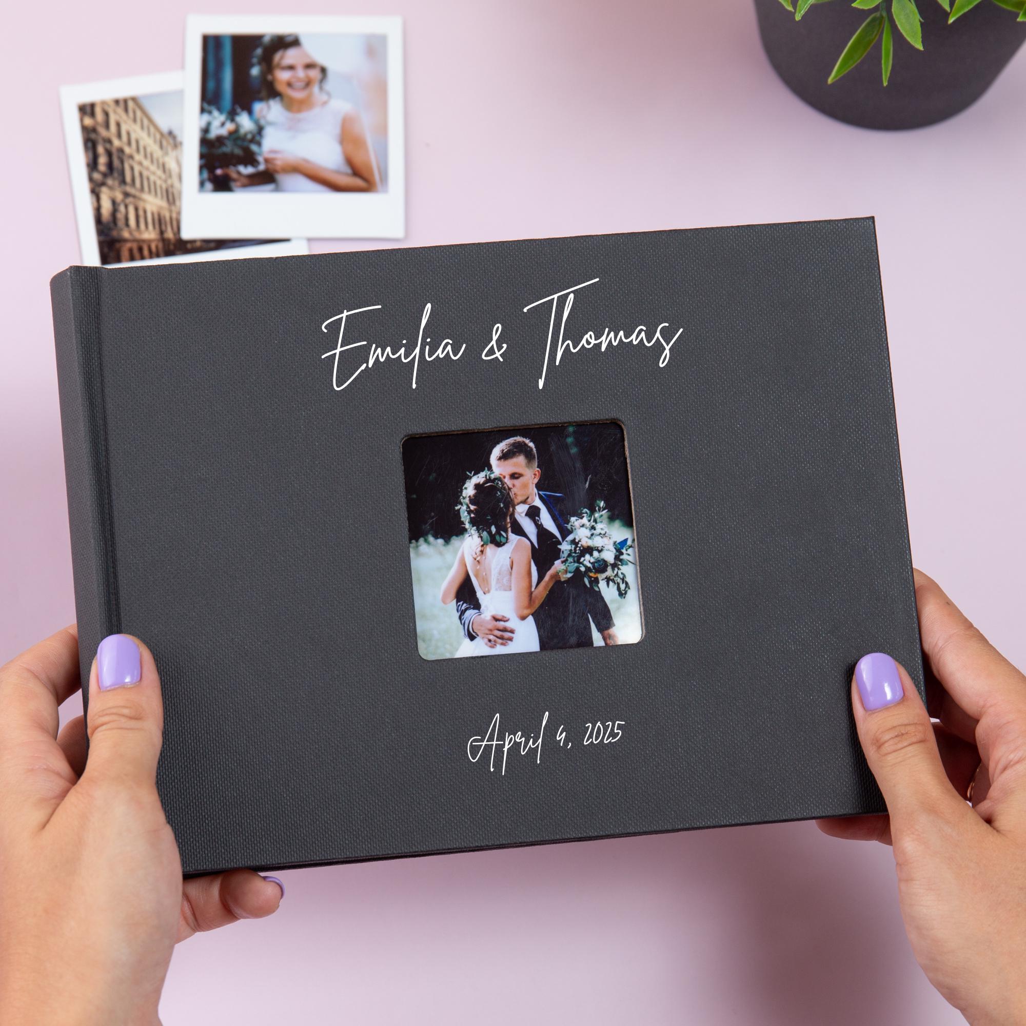 Personalized Instax Mini Guest Book. Custom Wedding Photo