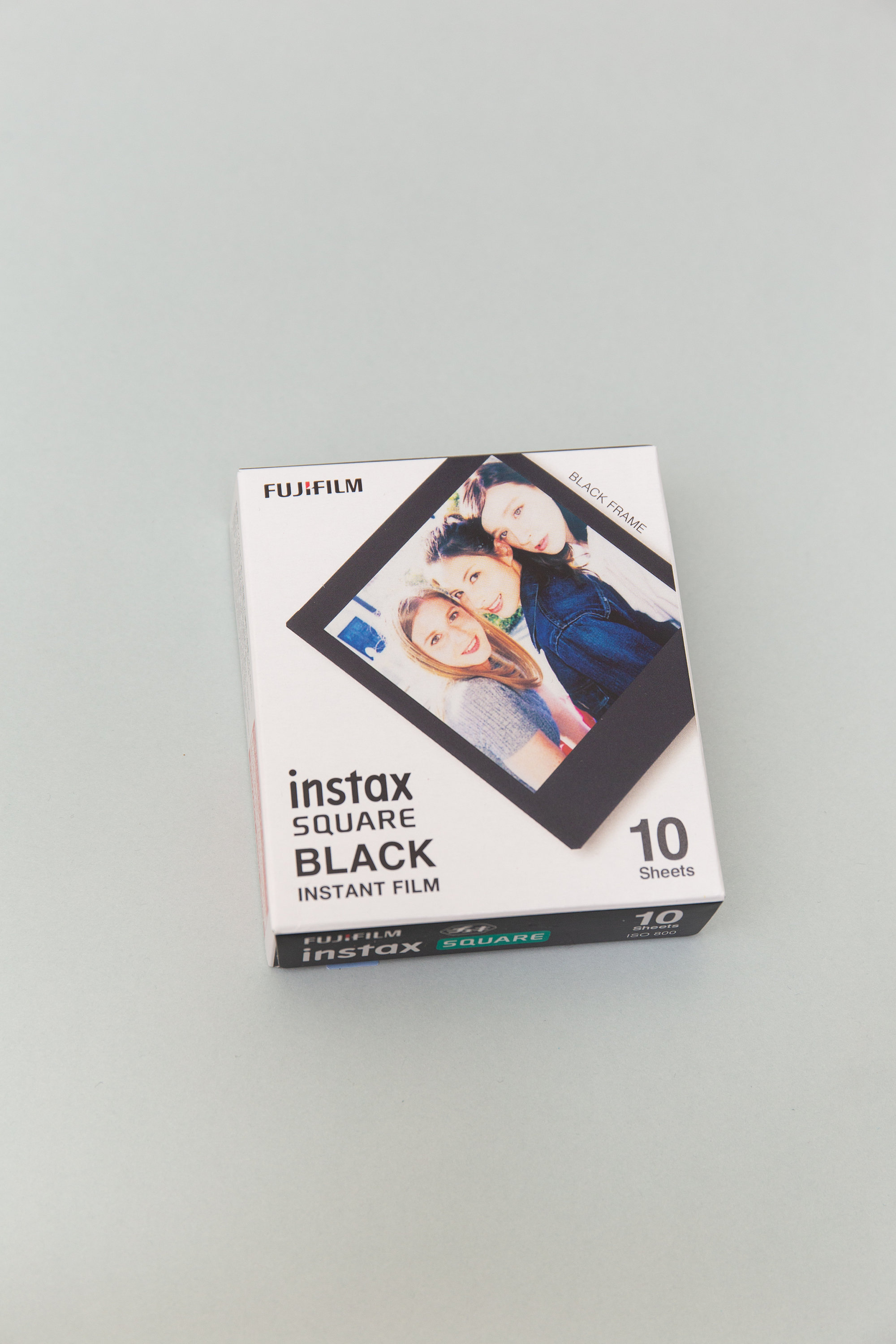 Fujifilm Instax Square Black Frame Film 10 Sheets. Instant Film. for SQ1,  SQ20, SQ10, SQ6, Share SP-3 Printer, Lomoinstant Square. 