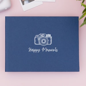 Fujifilm Instax Mini Album for 40, 60, 80 or 100 Photos. For Fujifilm Instax Mini 8, 9, 11, 40, 90. Instax Photo Book. Personalized Album. Deep Blue