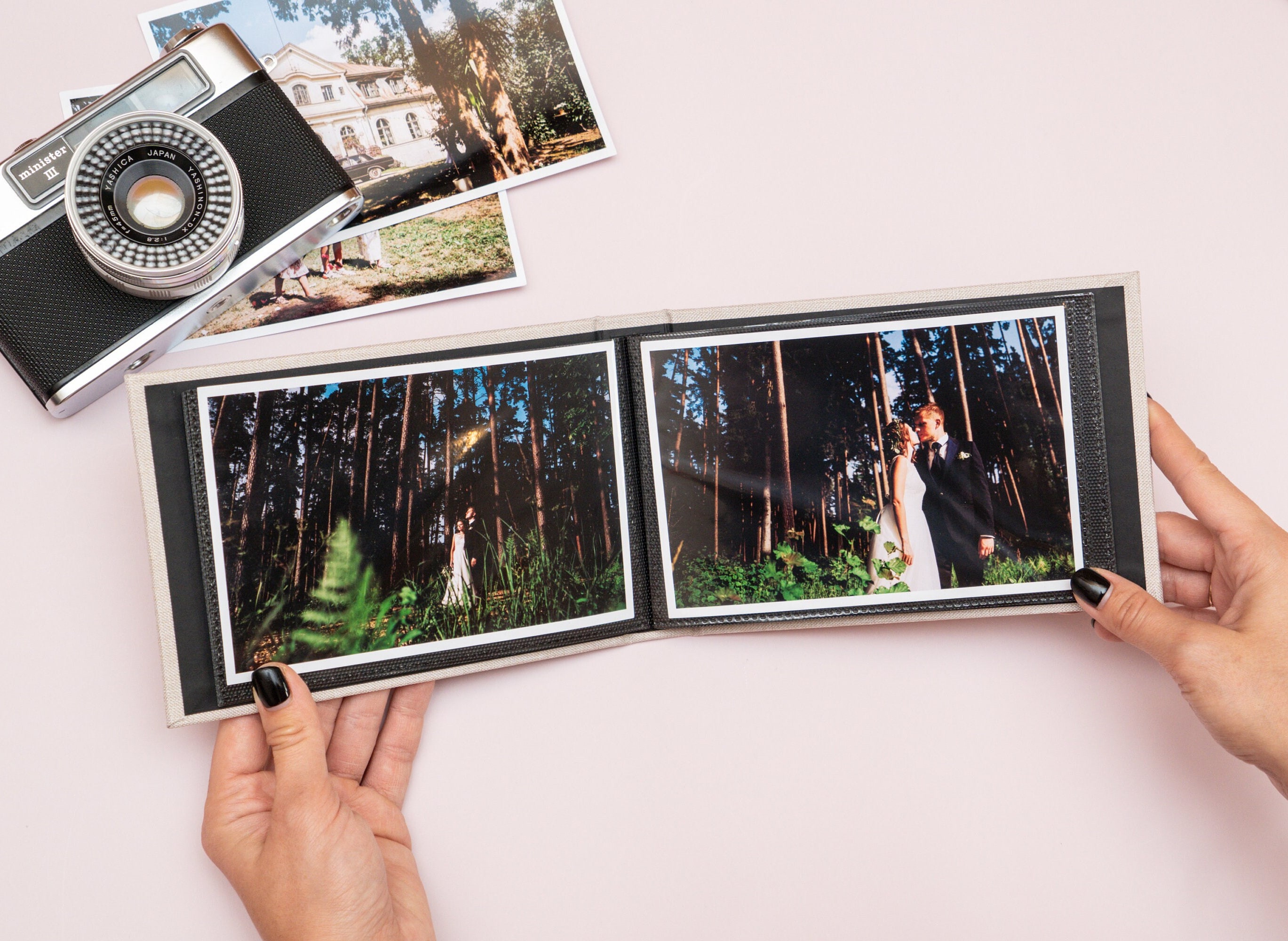 Personalized 4x6 Photo Album for 50, 100, 200 or 300 Photos