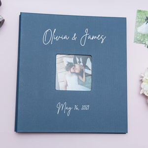 Personalized 4x6 Photo Album for 400 Photos. Engraved Photo Album. Custom Large Wedding Album 400 Photos 10x15 cm. Photo Album with Sleeves