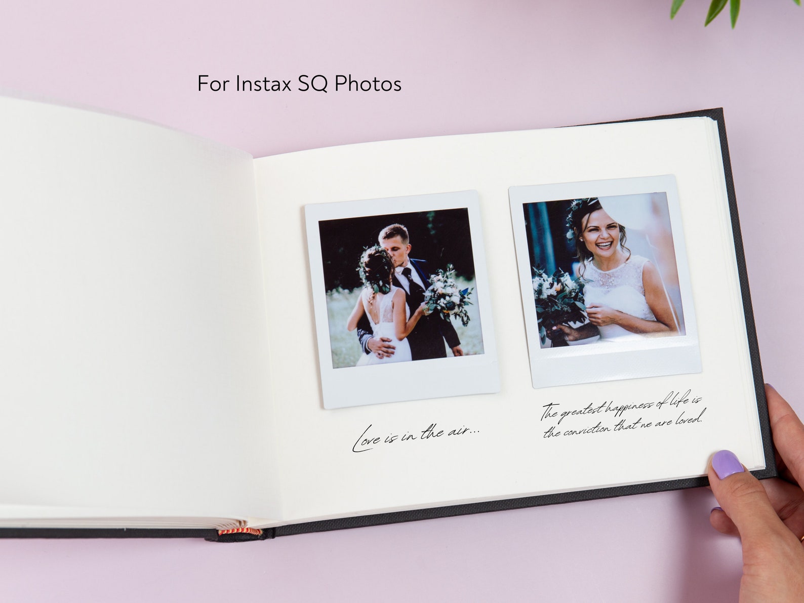 Personalized Instax Mini Wedding Guest Book 40 Pages. Custom Wedding ...