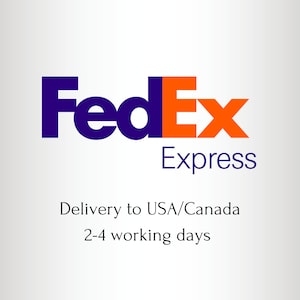 Express Delivery for USA and Canada. Expedited Delivery. Shipping Upgrade. Delivery time: 2-4 Working Days.