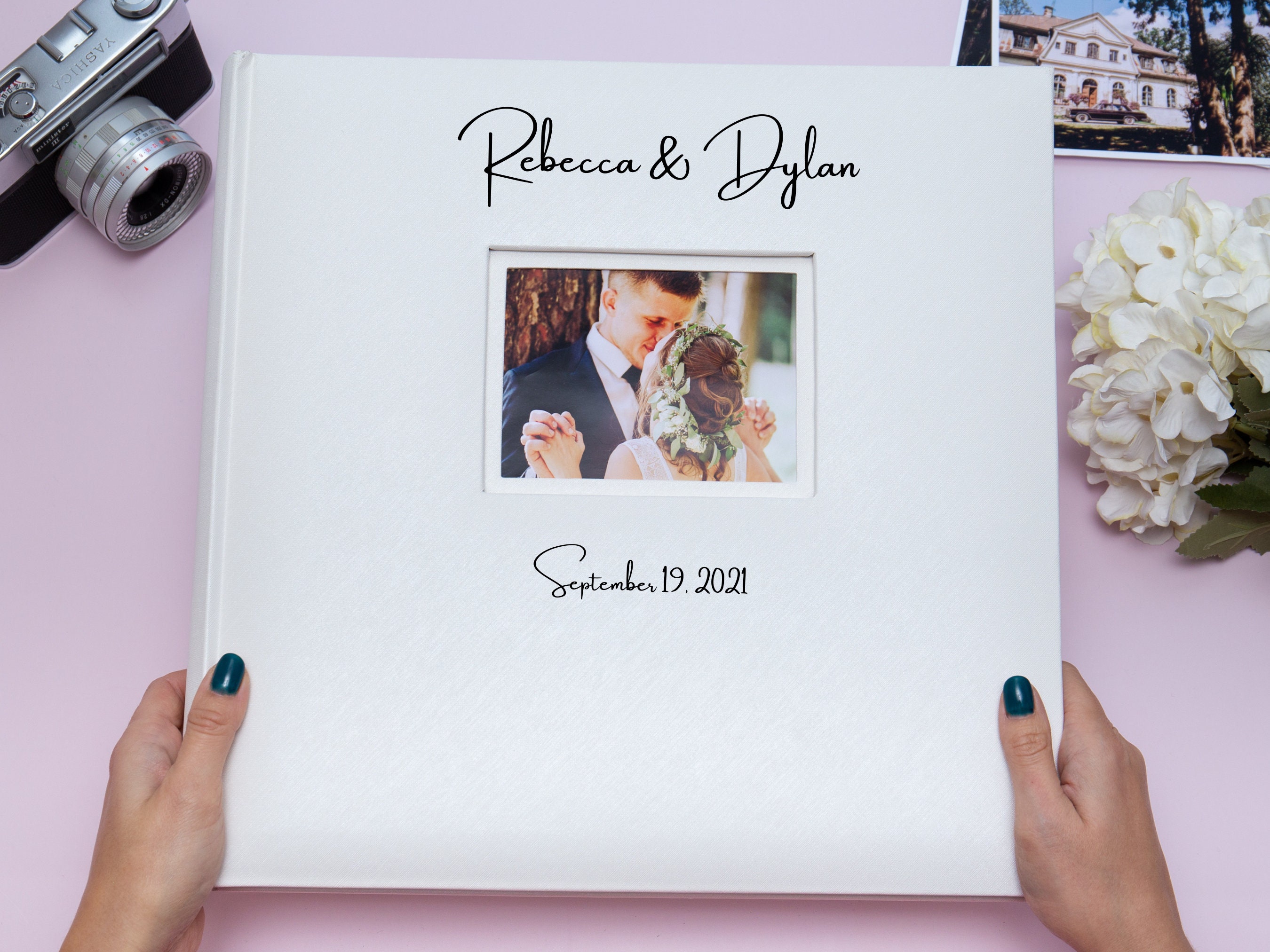 Personalized 4x6 Photo Album for 50, 100, 200 or 300 Photos. Custom Slip-in  Pocket Photo Album With Sleeves. Personalized Gift 