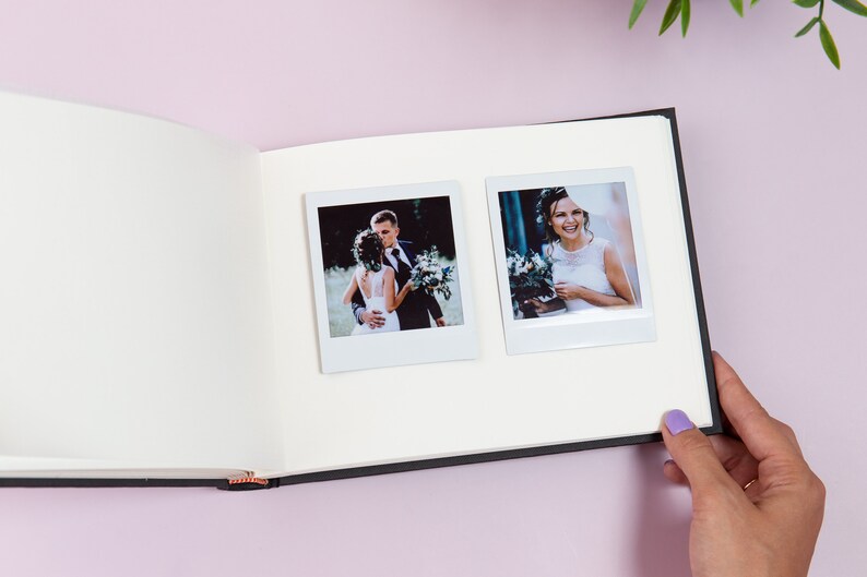 Personalized Instax Mini Wedding Guest Book. Photo Album for Etsy