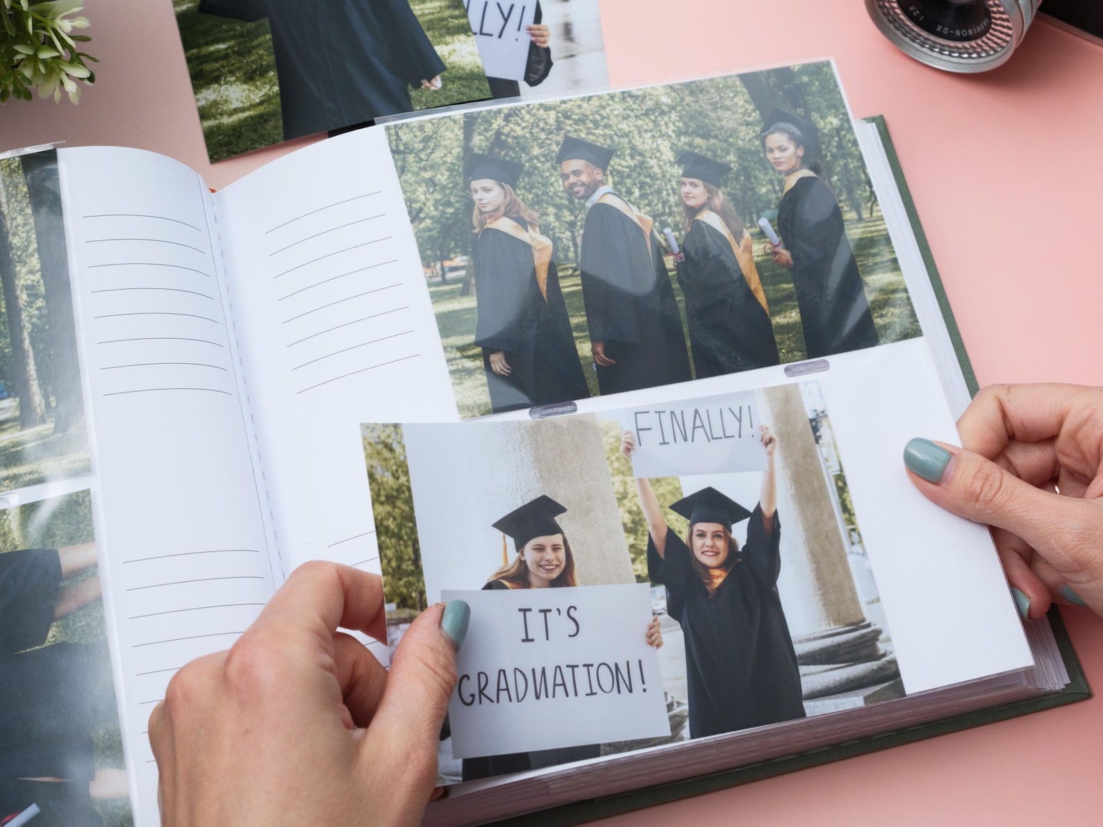 Grad Photo Album Personalized Graduation Photo Album: 200 4x6 Photos, Class of 2026 ...