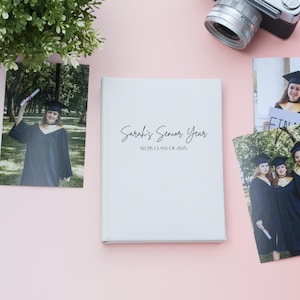 Graduation Photo Album 4x6 for 50 or 100 Photos. Personalized Graduation Photo Album. Class of 2025 Photo Book. College Graduation Gift.