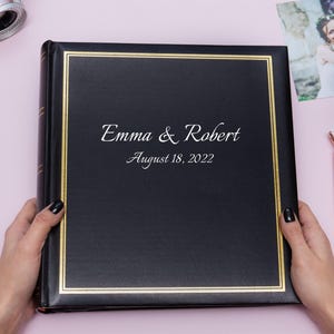 Personalized Photo Album 5x7 for 200 Photos. Custom Pocket Album Photo Album. Wedding Photo Album with Sleeves for 5x7" (13x18 cm) photos.