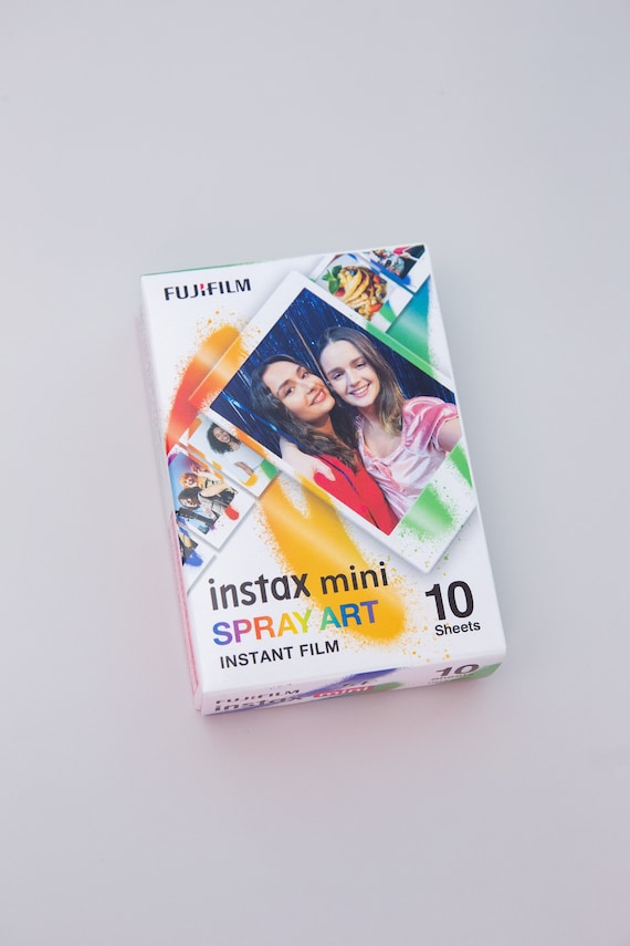 Fujifilm Instax Mini Film Spray Art 10 hojas. Para Fujifilm Instax