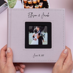 Personalized Photo Album for 60 4x6 Photos. Custom Photo Album with 60 Slip-in Sleeves. Small Photo 4x6 Album. Brag Book. Personalized Gift.