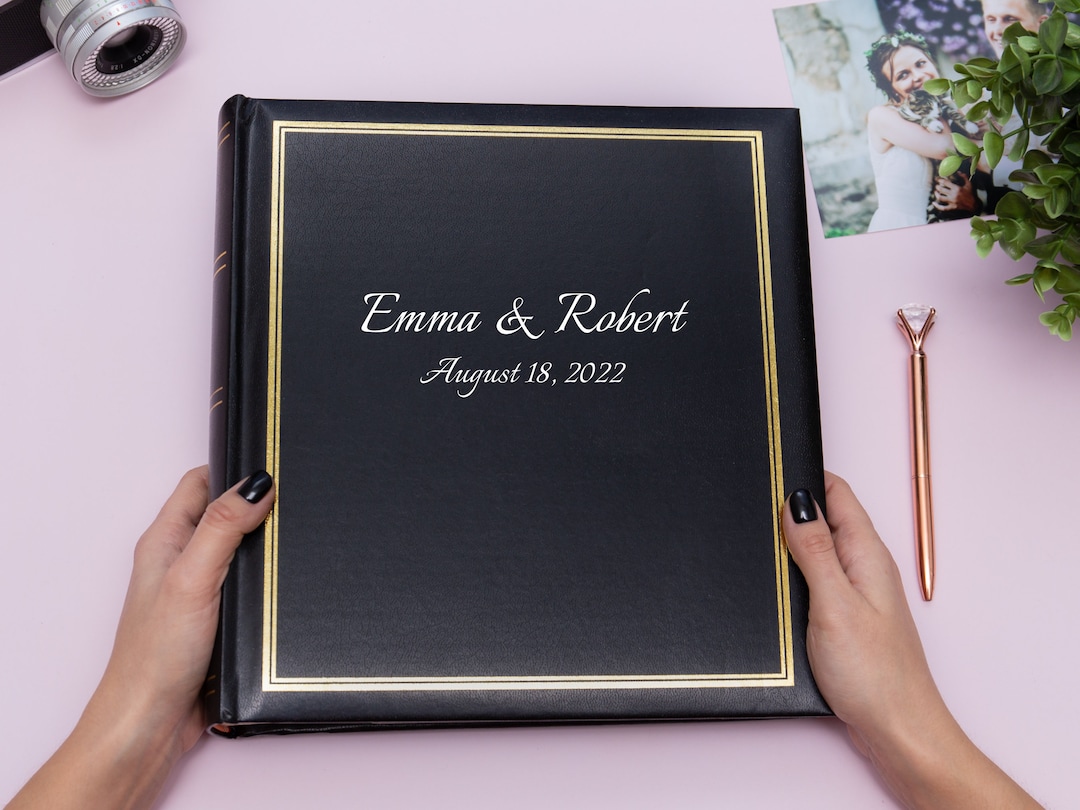 Personalized Photo Album 5x7 for 200 Photos. Pocket Album Photo Album