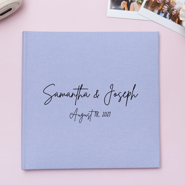 Linen Guest Book Etsy