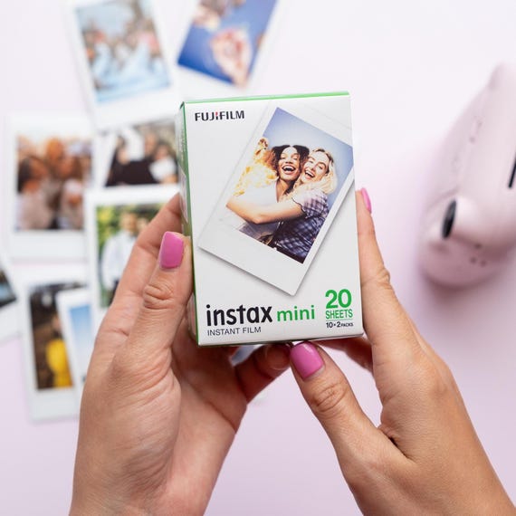 Fujifilm Instax Mini Film. 20 Sheets, 2x3. Instant Photo Film for