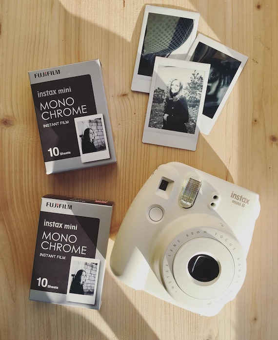 Instax Mini Film Monochrome Black and White -