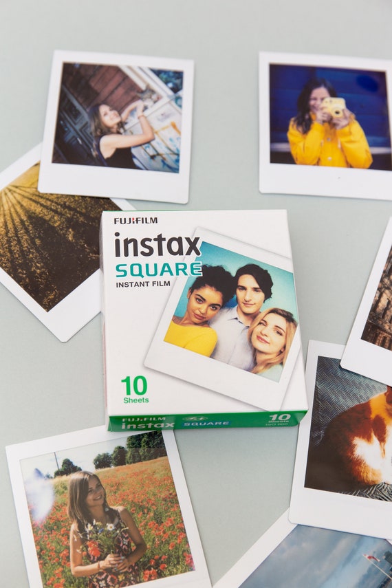 Fujifilm Instax Square Film. Instant Film. for Instax SQ1, SQ20, SQ10, SQ6,  Share SP-3 Printer and Lomoinstant Square. 