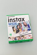 Fujifilm Instax Film Wide 10 Sheets. Instant Film White Border. For Fujifilm Instax 100, 210, 300, 500AF, Instax Link Wide Printer.