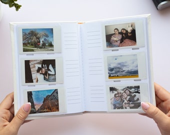 Instax Mini Photo Album for 120 or 240 Photos. For Fujifilm Instax Mini Photos 2x3". Instax Mini 12, 11, 9, 8, 90, Evo. Personalized Gift.