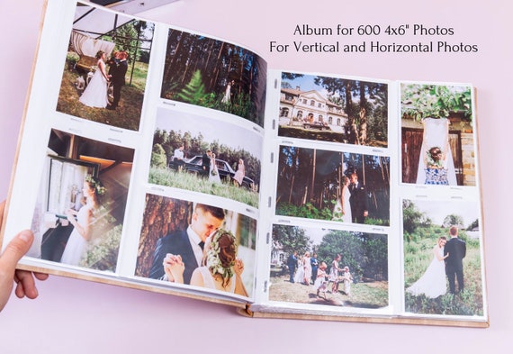 Album de photos 4X6 slip in pocket photo album