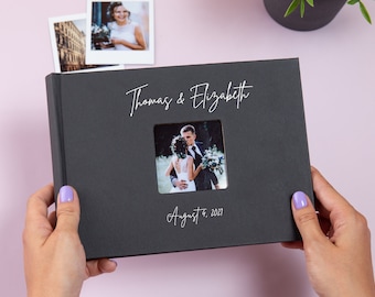 Personalized Instax Mini Wedding Guest Book 40 Pages. Custom Wedding Photo Album. Instax Mini Photo Album. Personalized Gift. FREE SHIPPING.