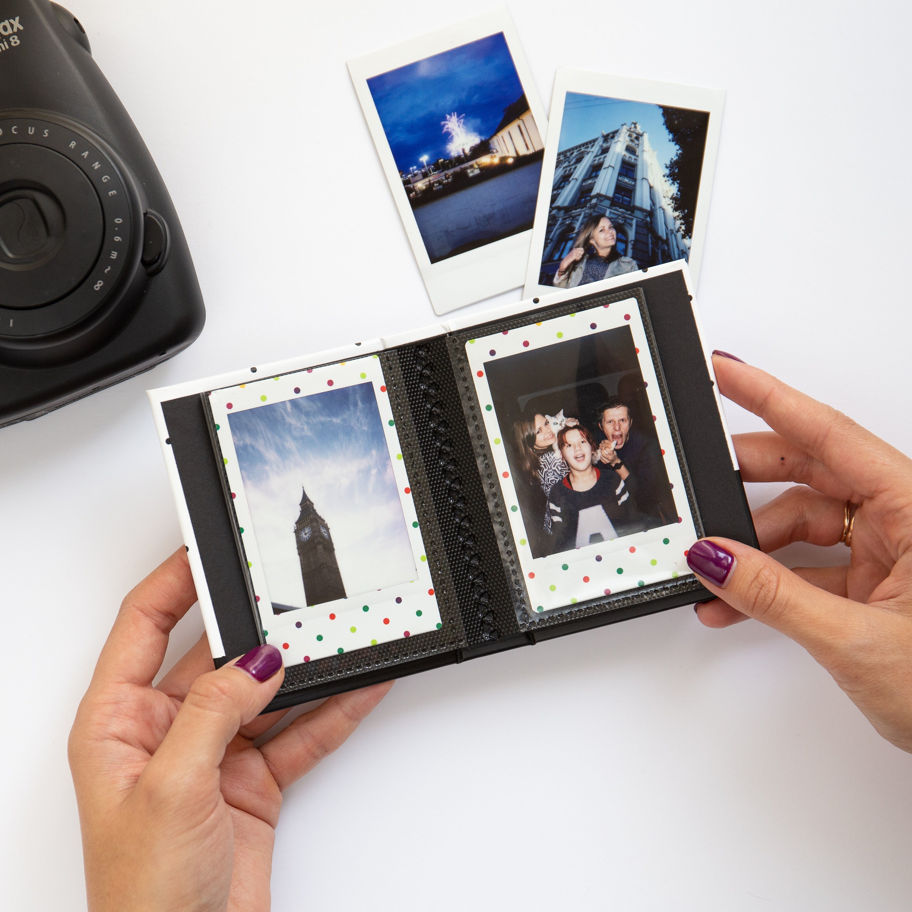 Instax Mini Album for 20 Photos. Travel Instax Album. for Fujifilm Instax  Mini 11, 9, 8, 7s, 90, 70, 40, Leica Sofort. Mini Album. 