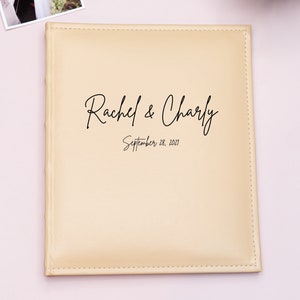Libro degli ospiti per matrimonio. Libro degli ospiti personalizzato Instax per matrimonio con 40 pagine. Album degli ospiti. Album di nozze con 180 angoli adesivi.