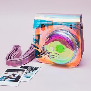 Fujifilm Instax Mini 11 Case with Strap Iridescent. Instax Mini 11 Camera Bag. Protective Case for Instax Mini 11 Photo Camera.