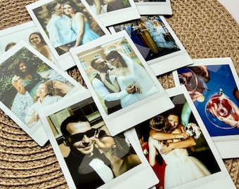 Stampe fotografiche retrò, foto istantanee personalizzate, foto personalizzate in stile Instax Mini. Stampa foto digitali su Polaroid 2x3.