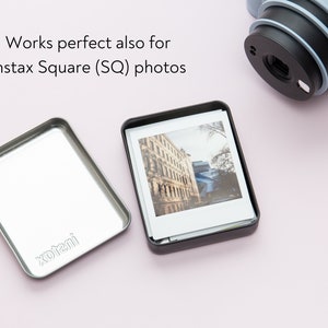 Instax Mini or SQ Photo Box for 20 Photos. Storage Box for Instax Mini Photos. For Fujifilm Instax Mini or SQ photos. Instax Storage Tin. image 3