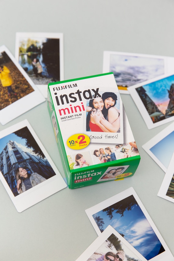 Fujifilm-Película de borde blanco para cámara instantánea Instax Mini, papel  fotográfico Mini, 12, 11, 9