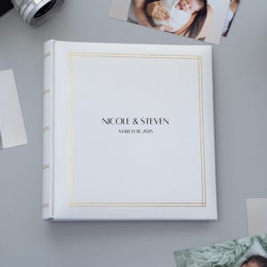 Personalized Photo Album 4x6 for 200 or 300 photos. Custom Pocket Album Photo Album. Slip-in Photo Album with Sleeves. Wedding Photo Album.