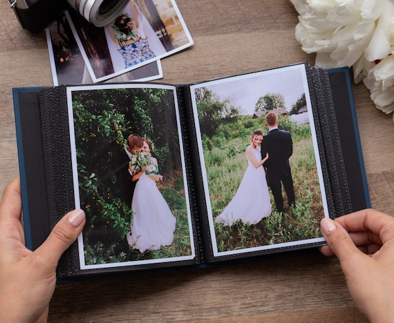 Personalized Photo Album for 36 4x6 Photos. Photo Album With 36 Slip-in  Sleeves. Small Photo Album. Brag Book. Personalized Gift. 