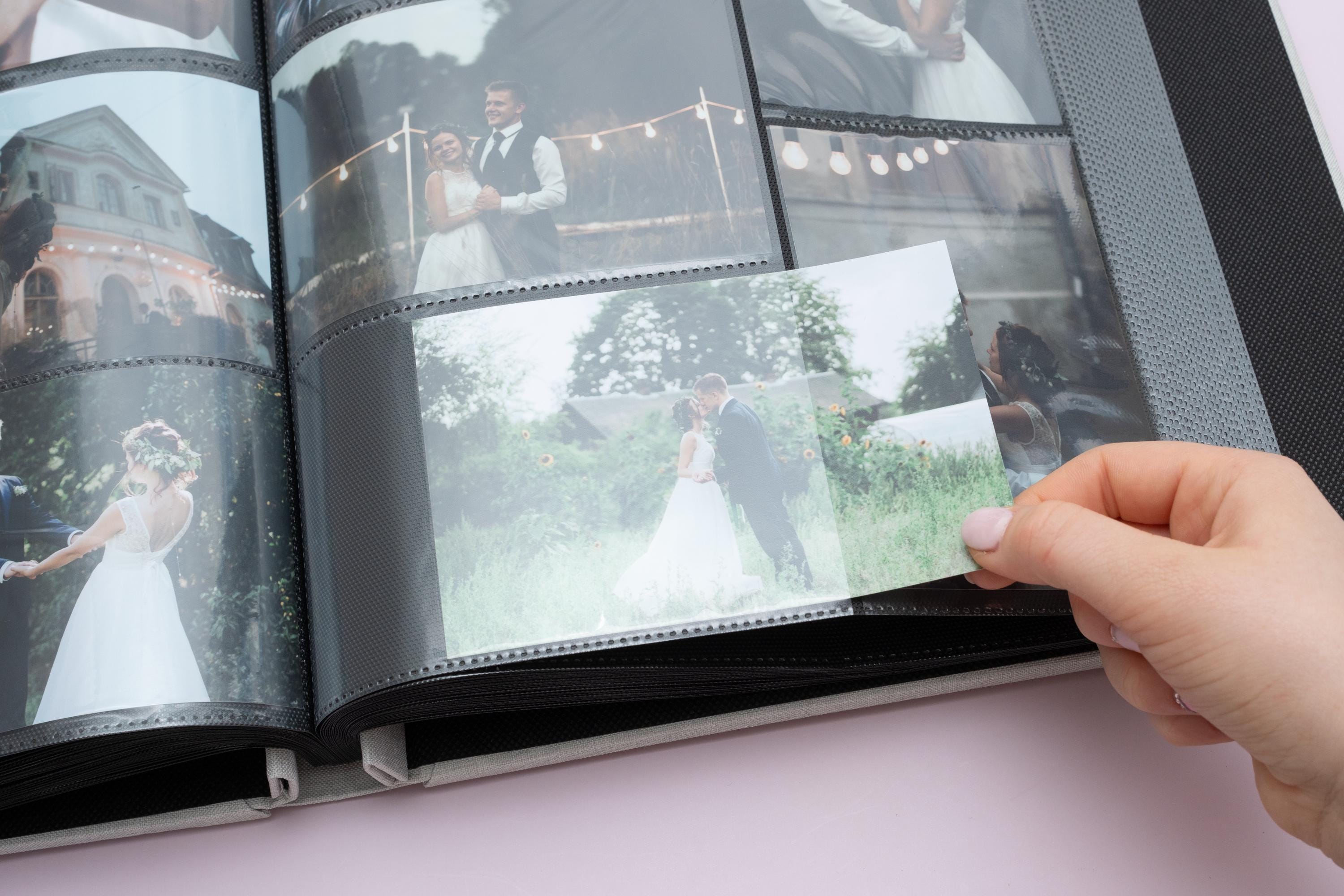 Album Photo Grand Format 500 Photos - Collection Mariage, Pochette 10x15 Cm, Couverture Solide