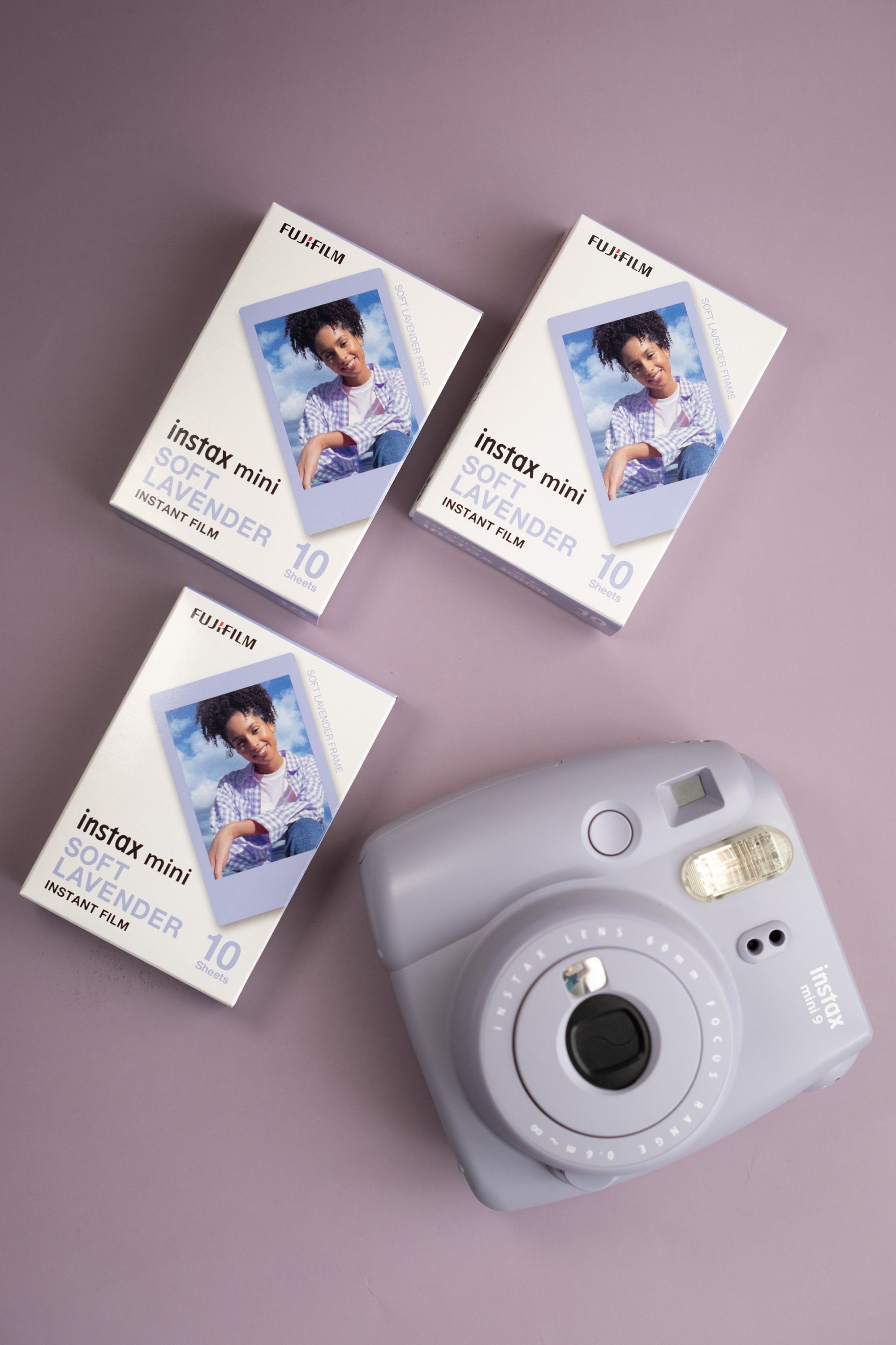 Fujifilm Instax Mini Film Soft Lavender 10 Sheets. for Fujifilm