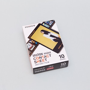 instax mini film contact sheet