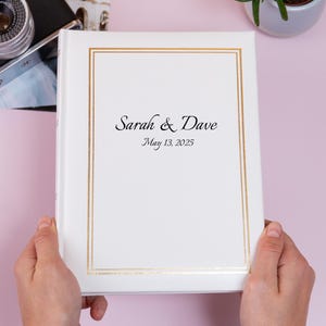 Personalized 5x7 Photo Album. Custom Photo Album 5x7 / 13x18 cm for 50 Photos. Slip-in Photo Book. Pocket Photo Album. Wedding Photo Album