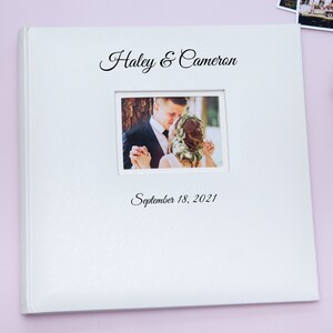 Álbum de fotos personalizado para 500 fotos (10 x 15 cm, 4 x 6 pulgadas). Álbum de fotos de boda grabado. Álbum grande con compartimentos verticales y horizontales para 500 fotos.